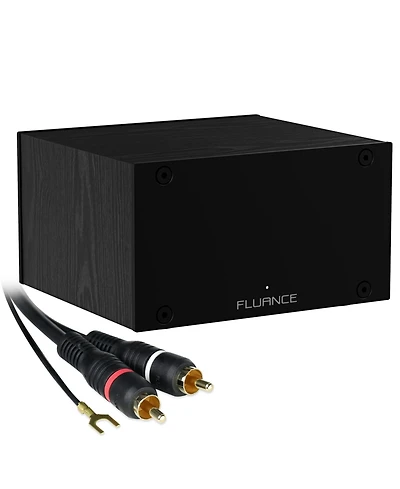 Fluance PA10 High Fidelity Phono Preamp (Preamplifier) with Riaa Equalization for Mm Turntables/Vinyl Record Players with Rca Cable (3ft) and Ground W