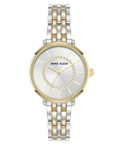 Anne Klein Women's Quartz Classy Two-Tone Metal Alloy Watch, 30mm