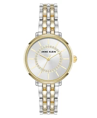 Anne Klein Women's Quartz Classy Two-Tone Metal Alloy Watch, 30mm