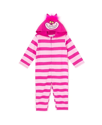 Alice in Wonderland Baby Boys Cheshire Cat Zip Up Coverall Tail