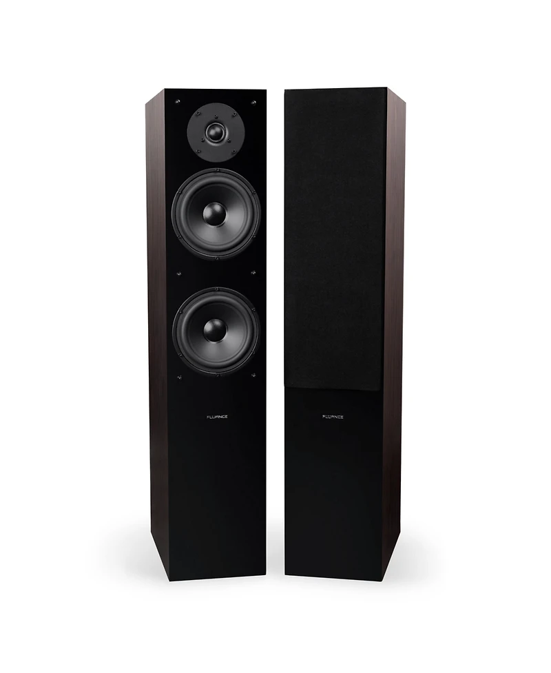 Fluance Elite High Definition Surround Sound Home Theater 5.1 Channel Speaker System including Three-way Floorstanding, Center Channel, Rear Surround