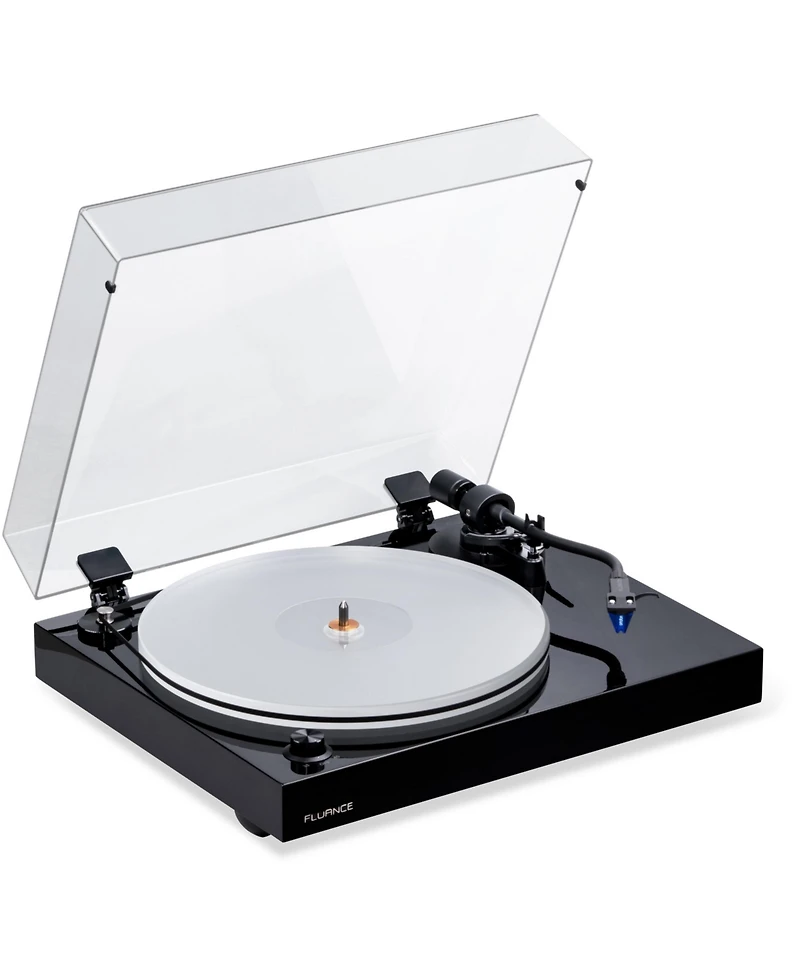 Fluance RT85 Reference High Fidelity Vinyl Turntable Record Player with Ortofon 2M Blue Elliptical Cartridge And Anti-Vibration Wood Isolation Base