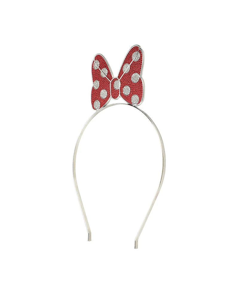 Disney Minnie Mouse Bow Glitzy Metal Headband