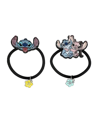 Disney Stitch & Angel 2-Piece Stretchy Hair Tie Set