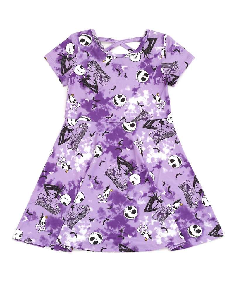 Nightmare Before Christmas Toddler Girls 2 Pack Skater Dresses