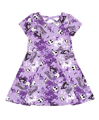 Nightmare Before Christmas Toddler Girls 2 Pack Skater Dresses