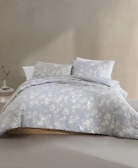 Calvin Klein Eternity Floral Cotton Gauze Duvet Cover Set
