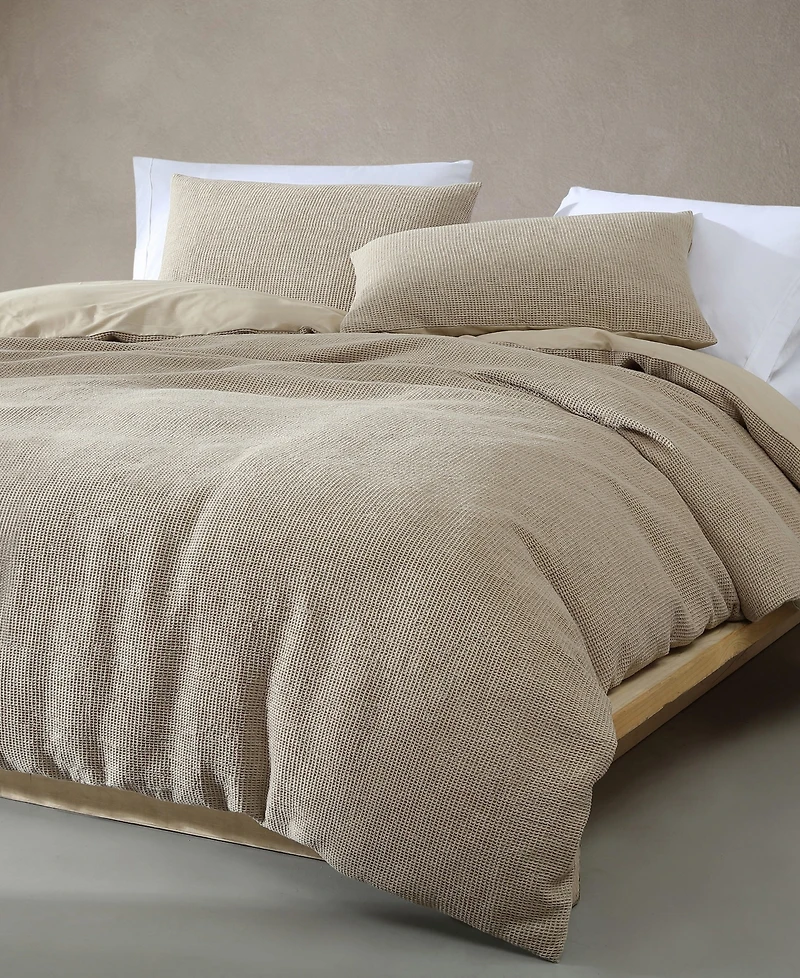 Calvin Klein Microwaffle Melange 3-Pc. Comforter Set