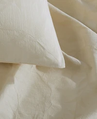 Closeout! Calvin Klein Branching Leaves Cotton 3-Pc. Duvet Cover Set, King