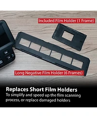 Magnasonic Long Tray Negative Film Holder for 35mm Compatible Film Scanners, Holds 6 Negative Frames to Speed up Processing Time, Easy To Use, Gently
