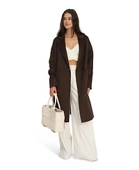 Belle & Bloom Women's Publisher Double-Breasted Wool Blend Coat