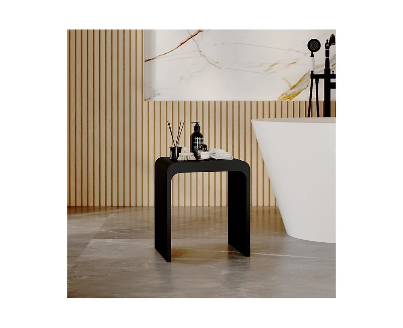 Casainc Freestanding Solid Surface Bathroom Shower Stool