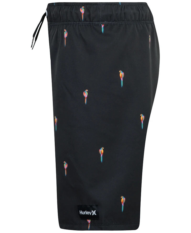 Hurley Big Boys Ditsy Birds Pull-On Swim Shorts