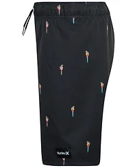 Hurley Big Boys Ditsy Birds Pull-On Swim Shorts