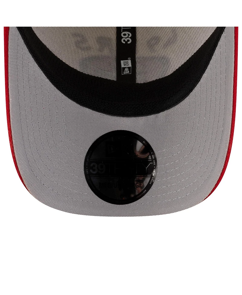 New Era Men's Cream/Scarlet San Francisco 49ers 2025 Nfl Draft 39THIRTY Flex Hat