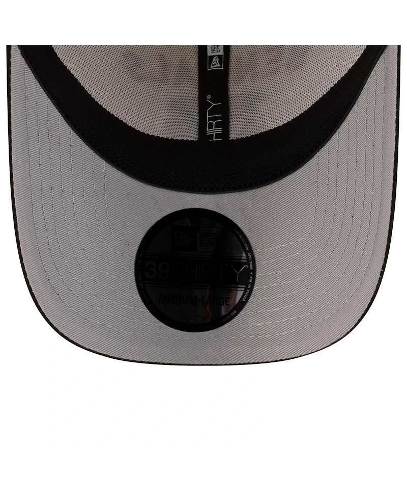New Era Men's Cream/Black Cincinnati Bengals 2025 Nfl Draft 39THIRTY Flex Hat