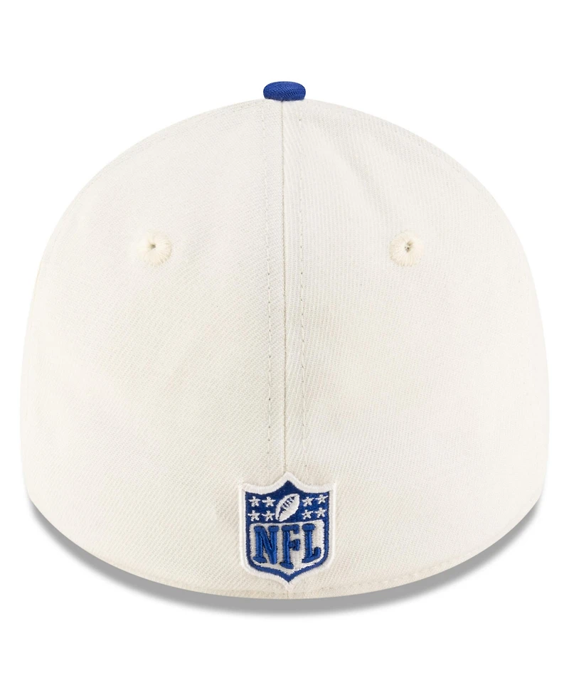 New Era Men's Cream/Royal Buffalo Bills 2025 Nfl Draft 39THIRTY Flex Hat