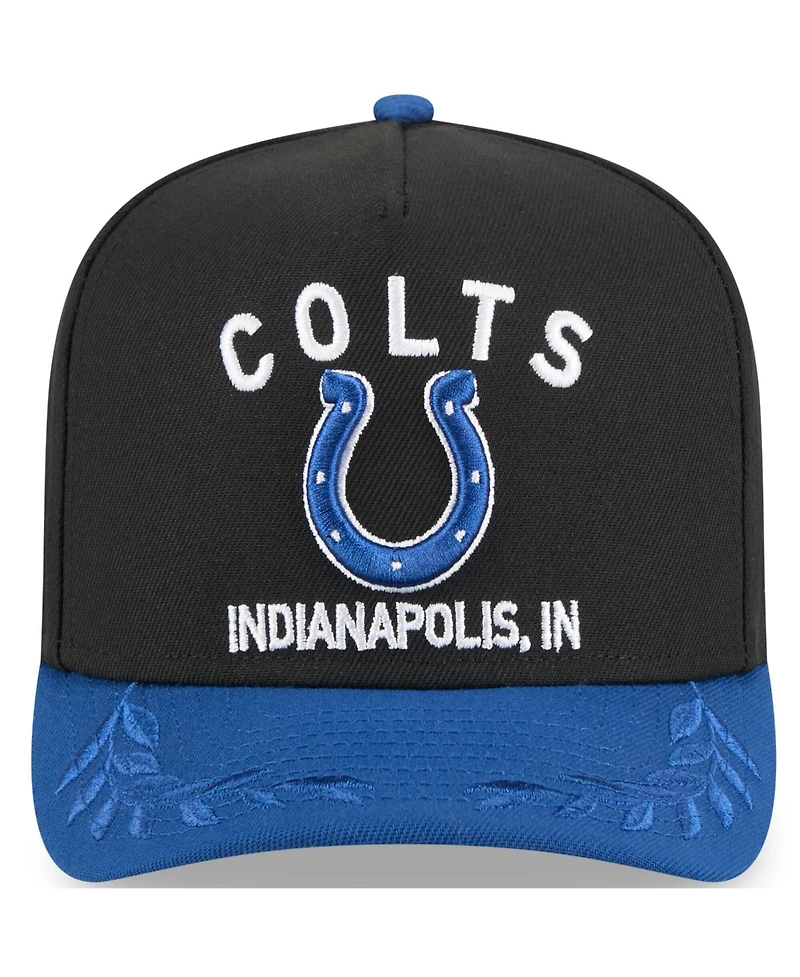 New Era Men's /Royal Indianapolis Colts 2025 Nfl Draft A-Frame 9FIFTY Snapback Hat