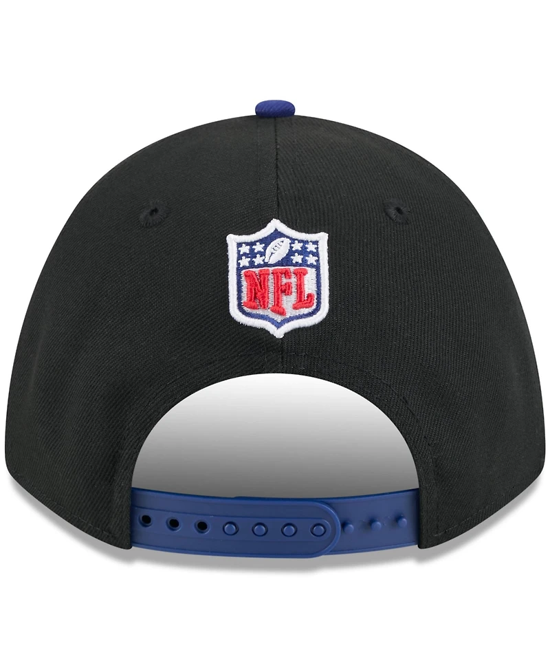 New Era Men's Black/Navy Shield Merchandise 2025 Nfl Draft 9FORTY A-Frame M-Crown Adjustable Hat
