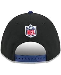 New Era Men's Black/Navy Shield Merchandise 2025 Nfl Draft 9FORTY A-Frame M-Crown Adjustable Hat