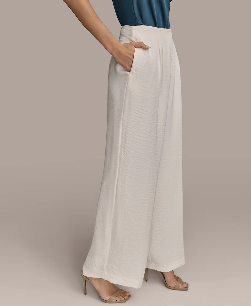 Donna Karan New York Women's Textured Wide-Leg Pants