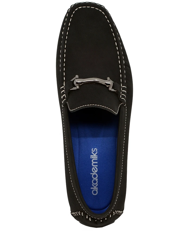 Akademiks Men's Weston Slip On Buckle Loafers
