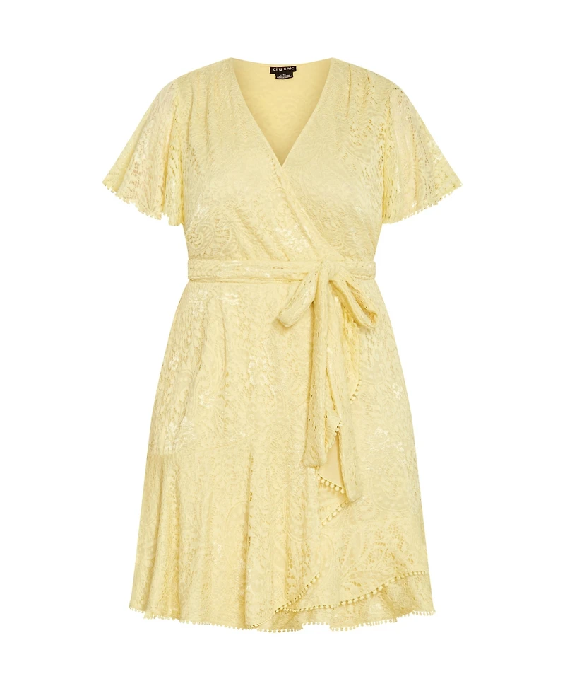 City Chic Women's Sweet Lace Dress