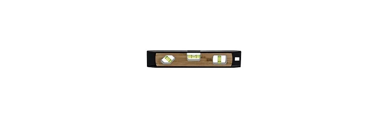 Bon 34-159 Torpedo Level, Magnetic 10-inch Aluminuminum And Bamboo