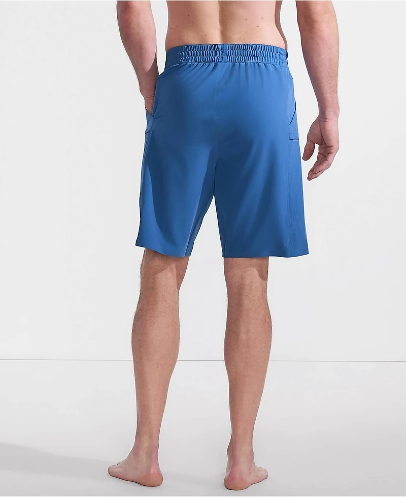 Lands' End Men's 9 Inch Packable Cargo Swim Shorts