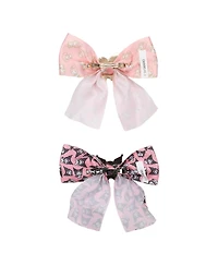 My Melody & Kuromi 2-Piece Hair Clip Bows