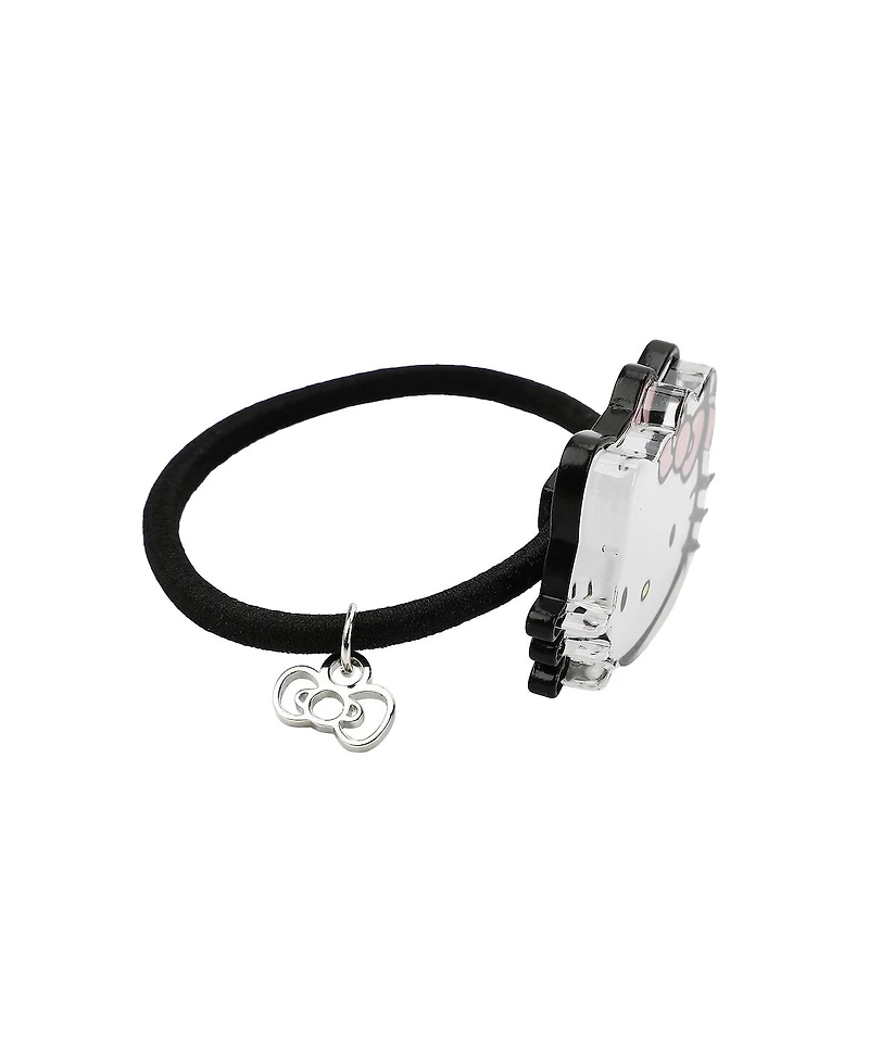 Hello Kitty Character & Bow 2-Piece Stretchy Hair Tie Set