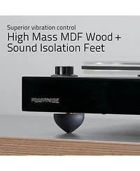 Fluance Reference RT85 High Fidelity Vinyl Turntable (White), PA10 Phono Preamp, Ai41 Powered 5" Bookshelf Speakers (White Walnut), Ortofon 2M Bl