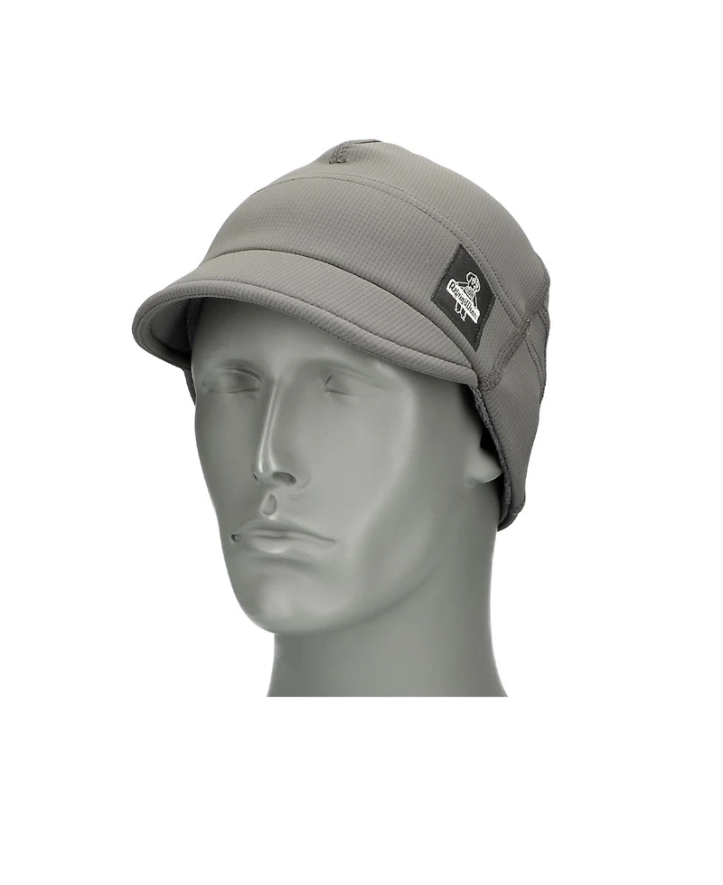 RefrigiWear Men's Beanie with Visor - Stretch Nylon/Spandex Shell, Fleece-Lined Winter Hat