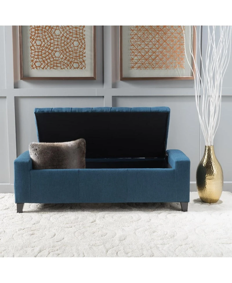 Tufted Upholstered Storage Ottoman Bench with Lift-Top and Versatile Seating for Bedroom or Living Room-The Pop Home