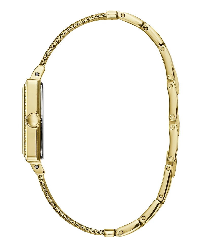 Guess Women's Analog Gold-Tone Mesh Watch, 28mm