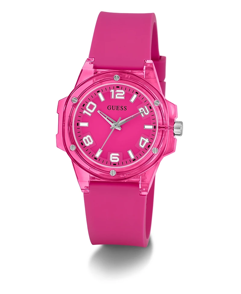 Guess Women's Analog Silicone Watch
