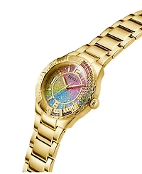 Guess Women's Analog Gold Tone Stainless Steel Watch, 36mm