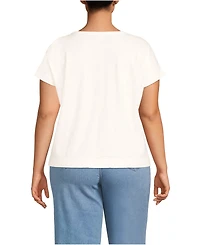 Lands' End Plus Slub T-Shirt