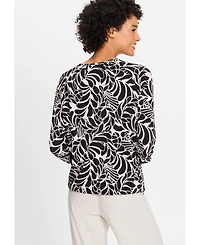 Olsen Women's Statement Leaf Print