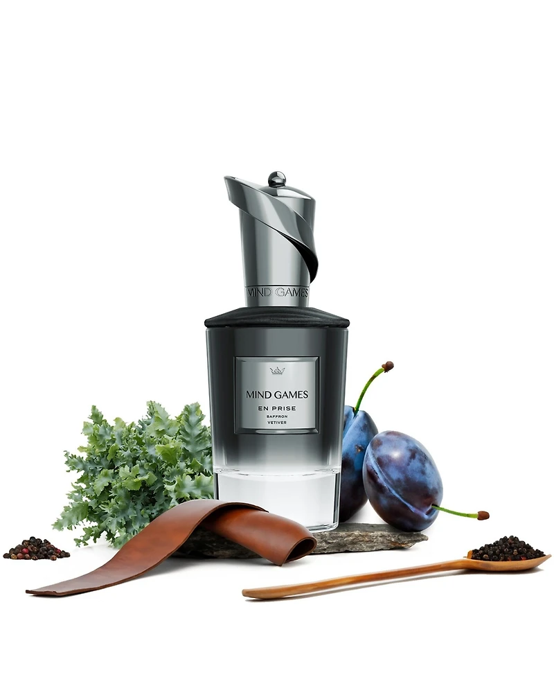 Mind Games En Prise - Luxury Perfume with Notes of Saffron, Bergamot & Cedarwood - Elegant Extrait de Parfum for Women & Men
