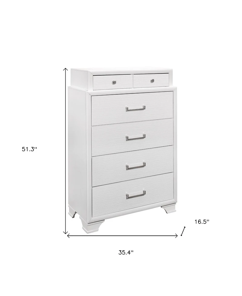 Modern 6-Drawer Chest for Bedroom Closet or Guest Room