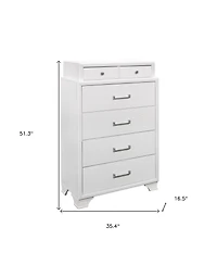 Modern 6-Drawer Chest for Bedroom Closet or Guest Room