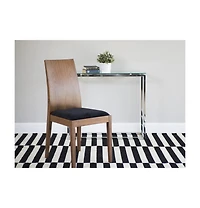 Stylish Glass Sled Console Table for Small Spaces and Home Decor