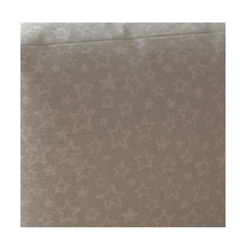 Handcrafted Cotton Stars Pouf Ottoman for Cozy and Functional Decor