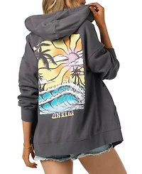 O'Neill Juniors' Byron Cotton-Blend Fleece Zip Hoodie