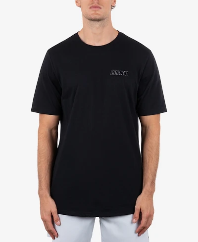 Hurley Men's Fastlane Lined Short Sleeve T-Shirt