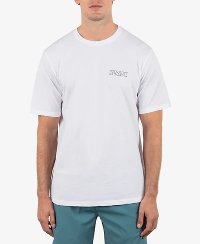 Hurley Men's Fastlane Lined Short Sleeve T-Shirt