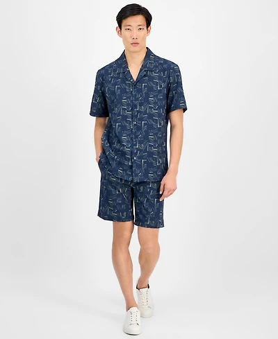 Alfani Men's Abstract-Print Shorts, Exclusively at Macy's