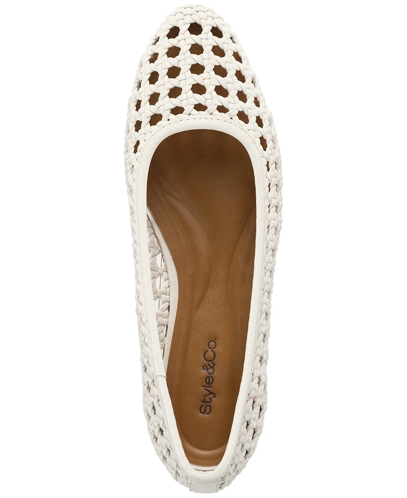 Style & Co Women's Tesss Flat Woven Flats, Exclusively at Macy's