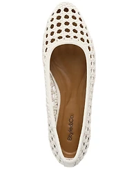 Style & Co Women's Tesss Flat Woven Flats, Exclusively at Macy's